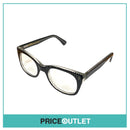 Clear Lens Black & Clear Dot Effect Glasses RRP £325