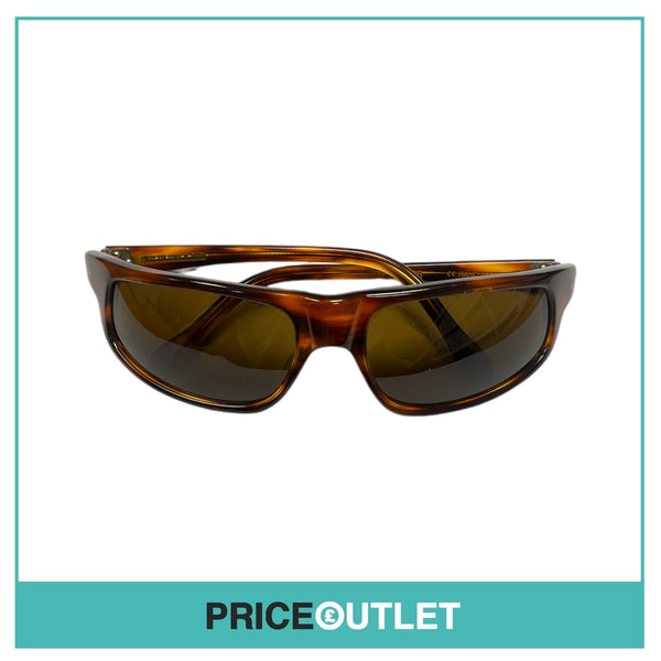 Brown Stripe Patterned Effect Sunglasses RRP £325
