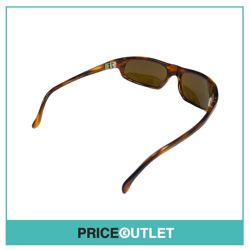 Brown Stripe Patterned Effect Sunglasses RRP £325