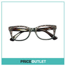 No Lens Pink & Grey Patterned Frame Glasses RRP £325
