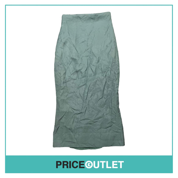 L'Wren Scott - Teal Tailored Silk Skirt - Size 42 - BRAND NEW WITH TAGS