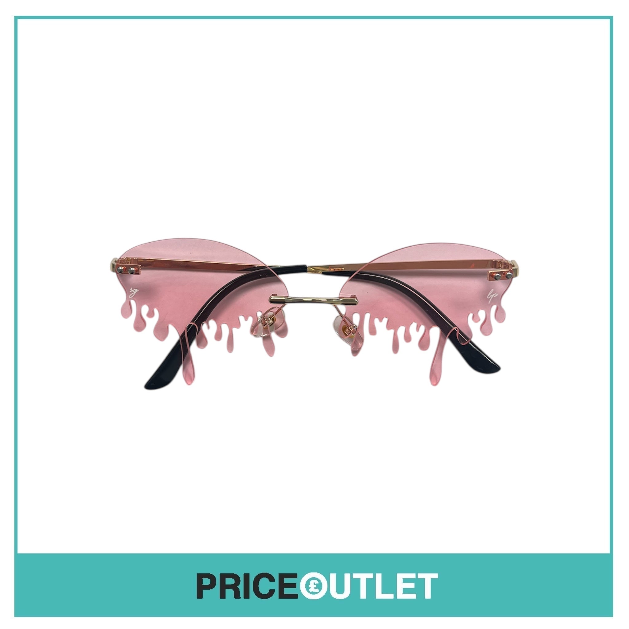 Blackpink x Selena Gomez - Ice Cream Pink Drip Sunglasses