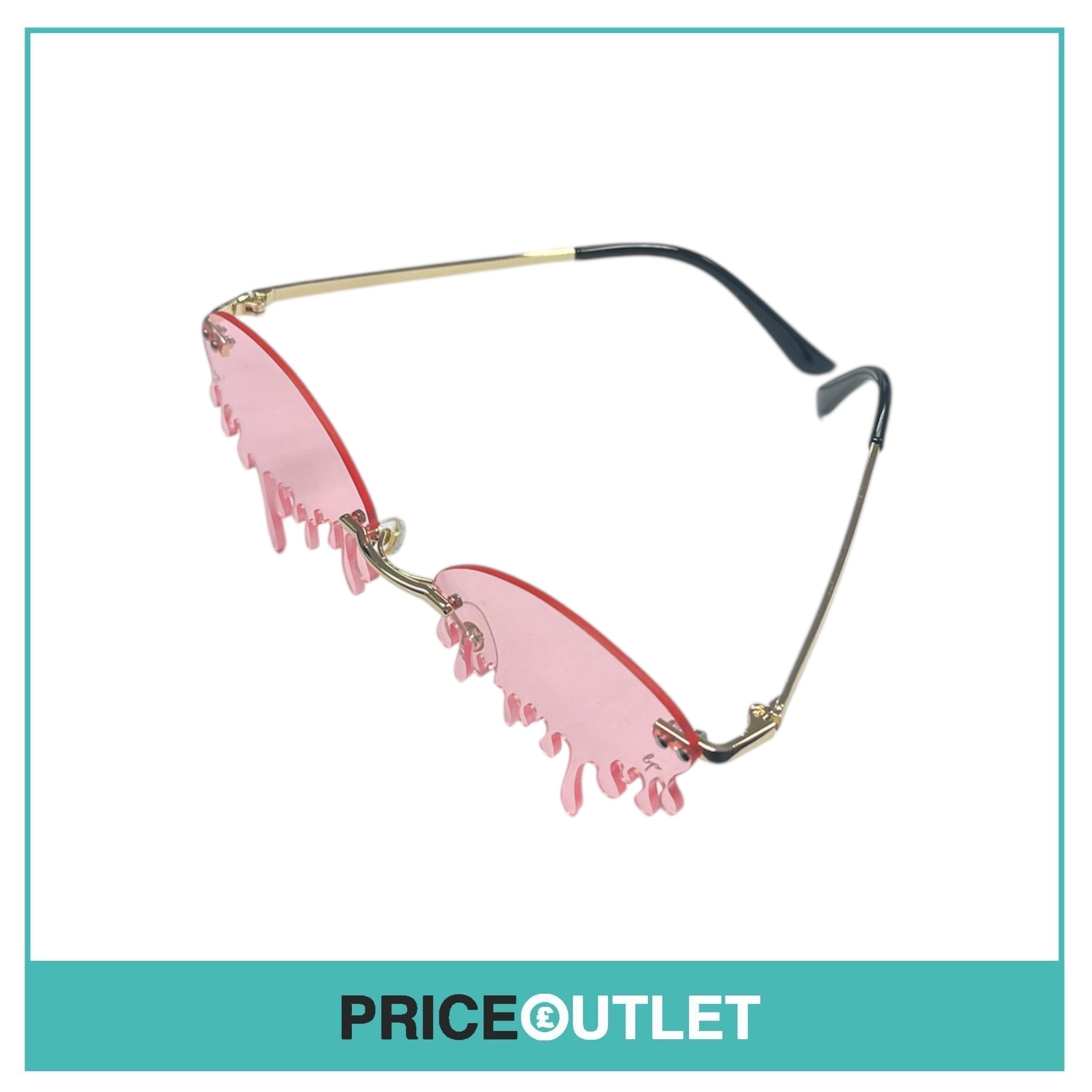 Blackpink x Selena Gomez - Ice Cream Pink Drip Sunglasses