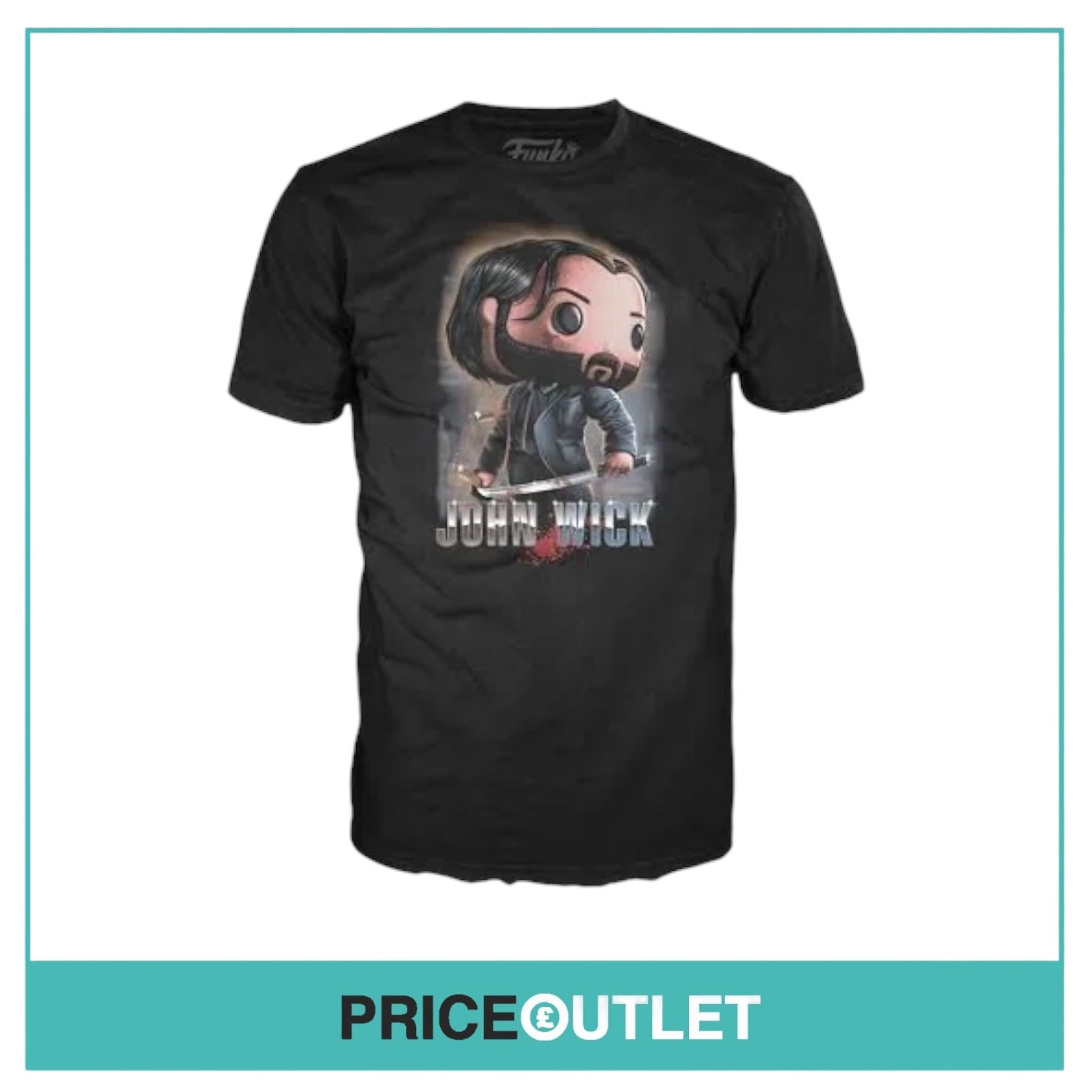 Funko Pop Tees - John Wick Tee XL - Brand New