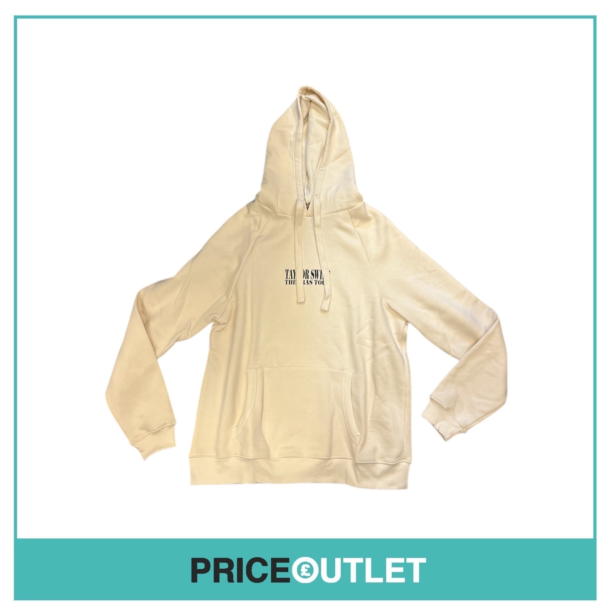 Original Taylor Swift - The Eras Tour - Beige Hoodie (Size M) (Slight Damage)