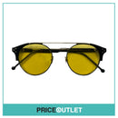 Yellow Lens Black & Gold Frame Pilot's Sunglasses RRP £325
