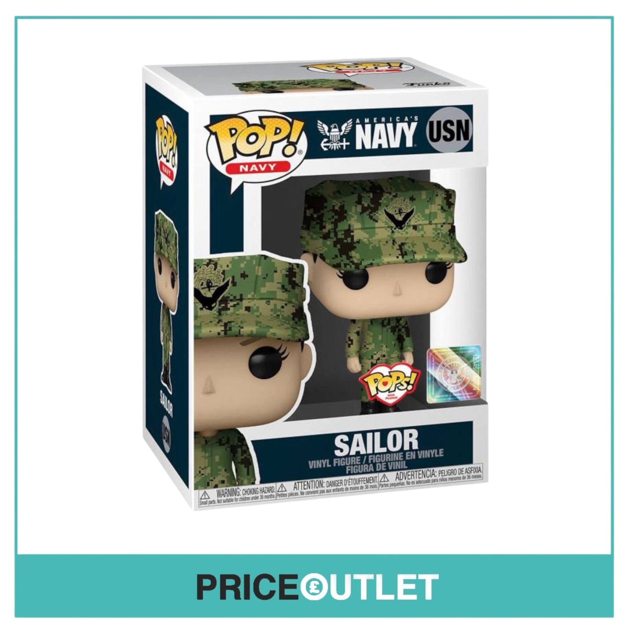 Funko - America’s Navy Female Sailor - Brand New In A Free Pop Protector