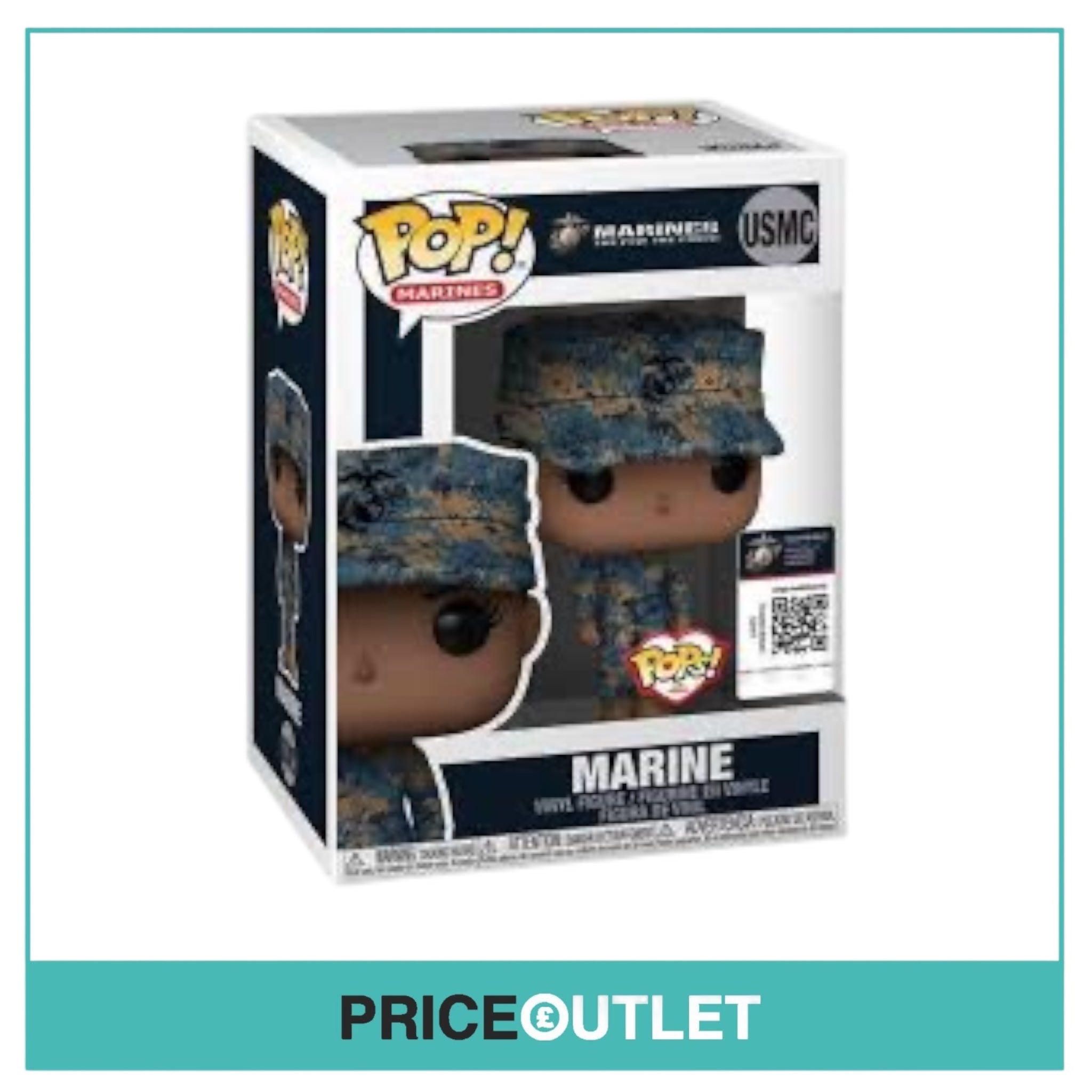 Funko - Marines - Female Marine 3 - Brand New In A Free Pop Protector