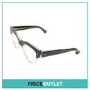 Clear Lens Black & Clear Frame Glasses RRP £325