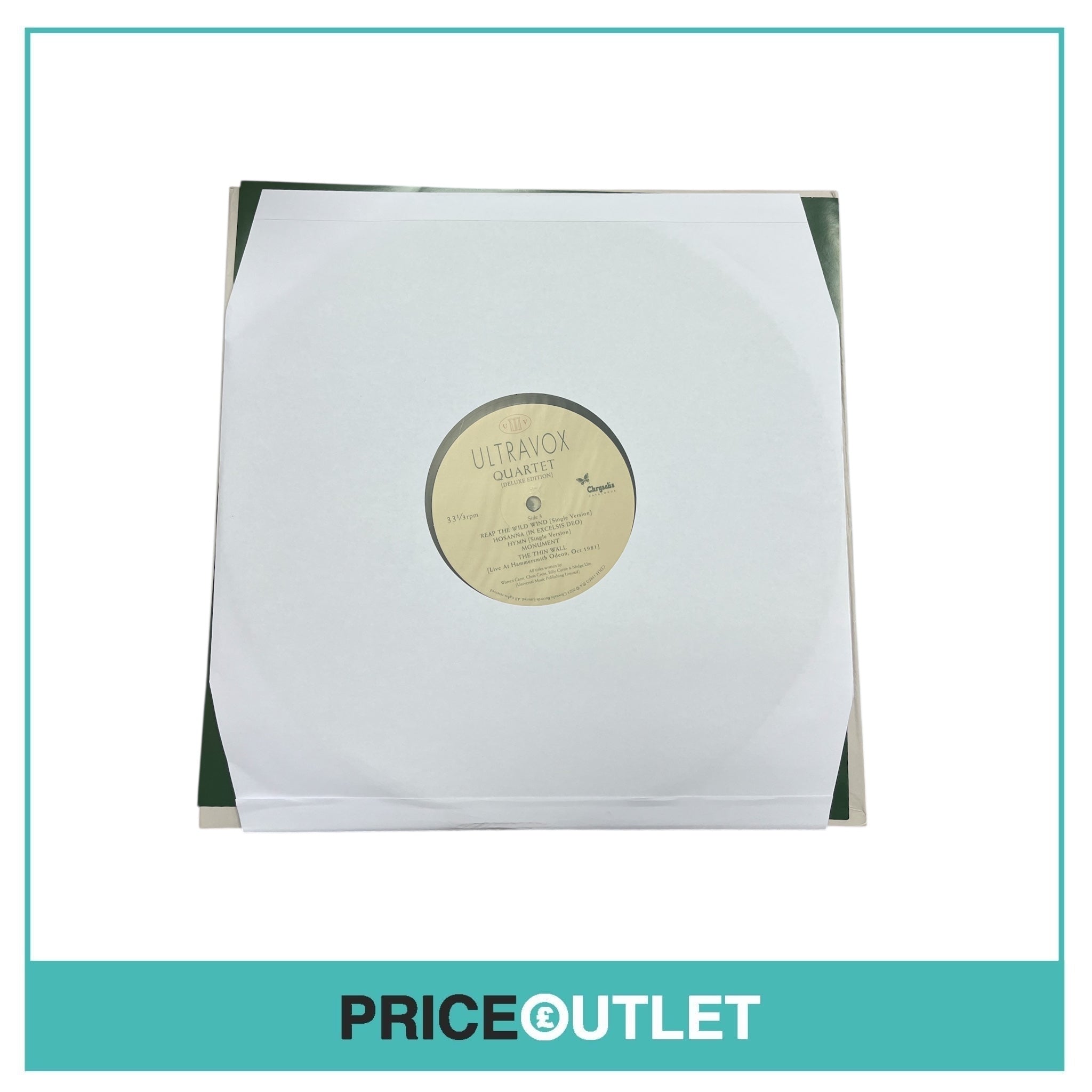 Ultravox - Quartet Vinyl - Deluxe Edition (Damaged)