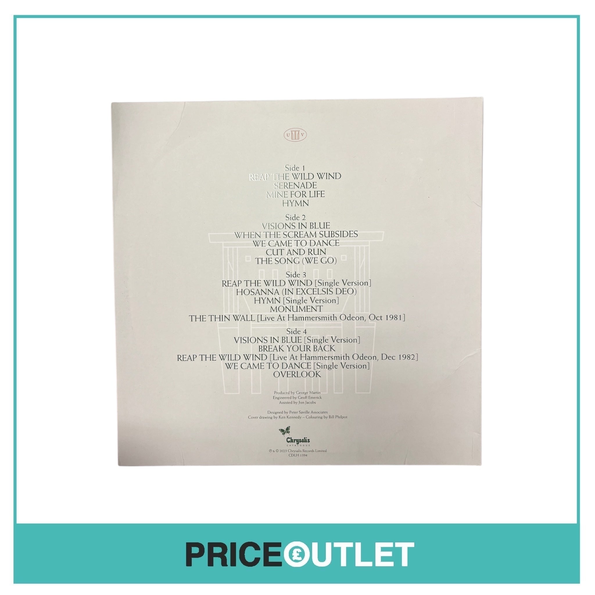 Ultravox - Quartet Vinyl - Deluxe Edition (Damaged)