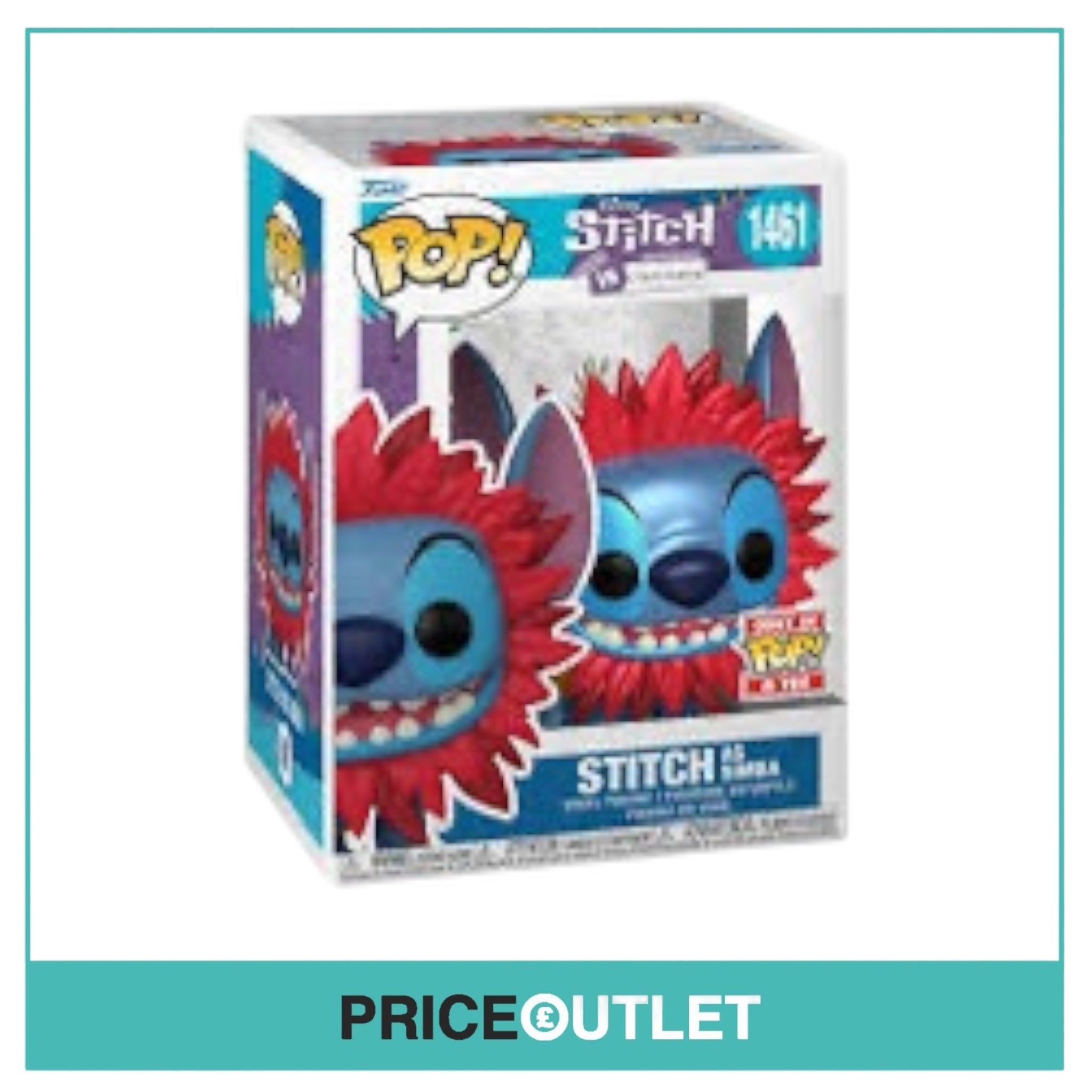 Funko - Disney Lilo And Stitch - Stitch As Simba Pop And Tee Medium - Brand New
