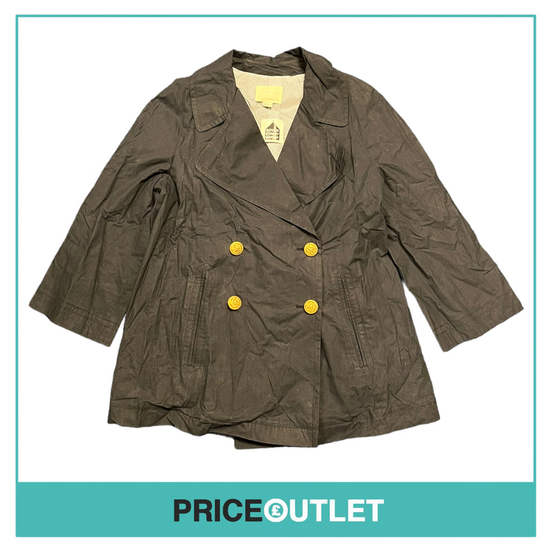 Boy. by Band of Outsiders - Navy Spring Swing Peacoat with Gold Buttons - Size 1 - BRAND NEW WITH TAGS