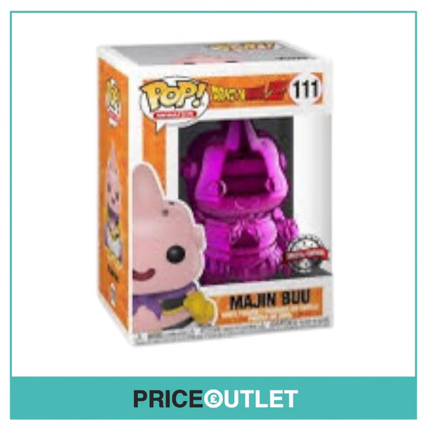 Funko - Dragonball Z - Majin Buu #111 Pink Chrome - Brand New In A Free Pop Protector