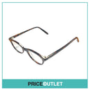 Clear Lens Gold & Black Print Frame Glasses RRP £325