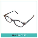 No Lens Gold & Black Pattern Frame Glasses RRP £325