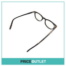 No Lens Gold & Black Pattern Frame Glasses RRP £325