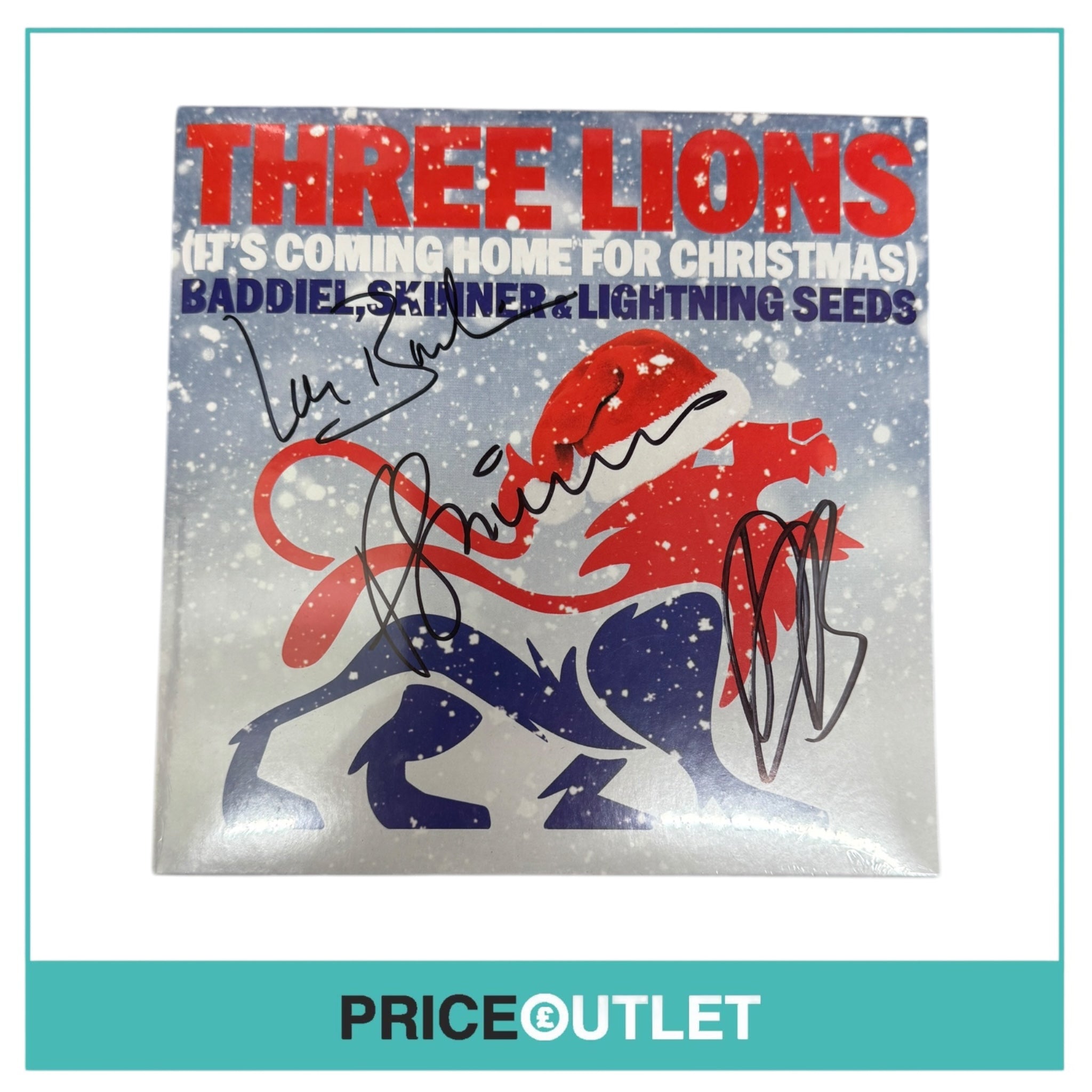 Baddiel, Skinner & Lightning Seeds - It’s Coming Home For Christmas Signed Vinyl