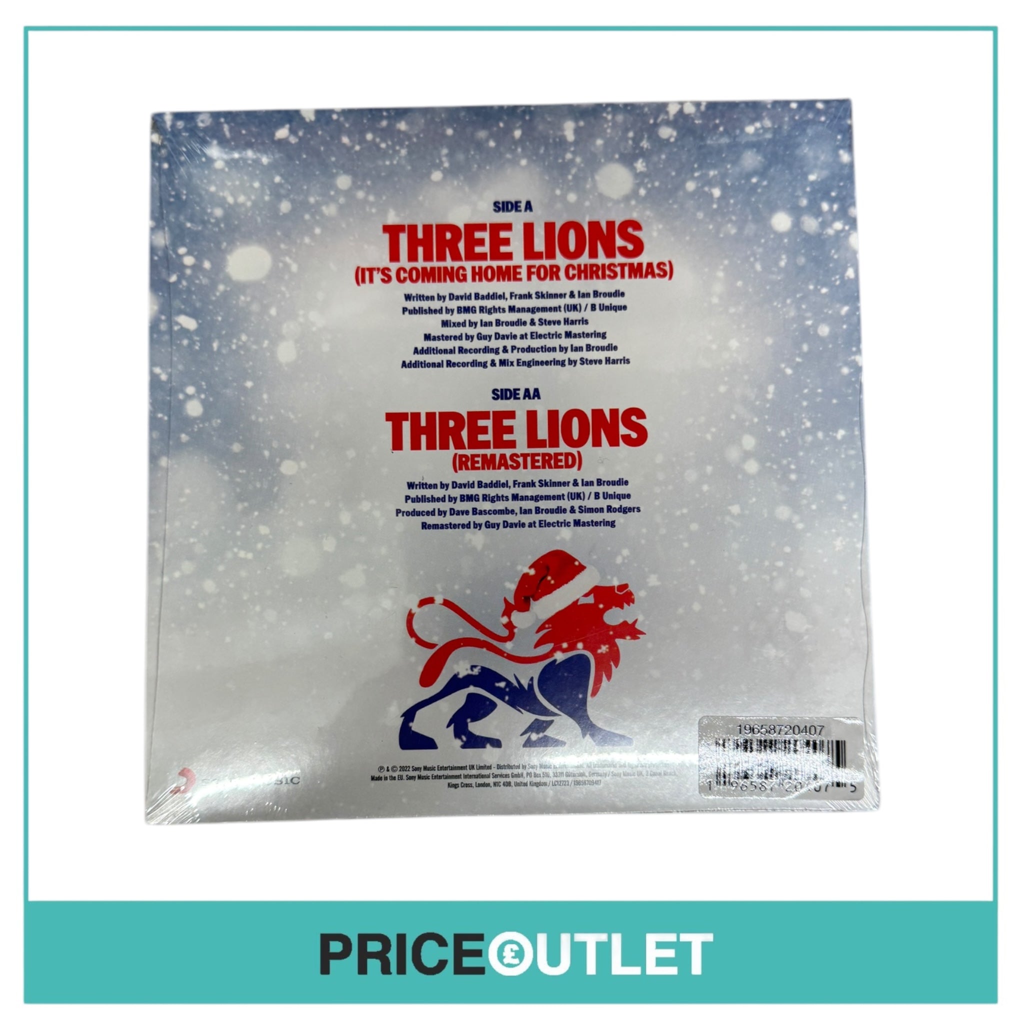 Baddiel, Skinner & Lightning Seeds - It’s Coming Home For Christmas Signed Vinyl