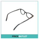 No Lens Gold & Black Pattern Frame Glasses RRP £325