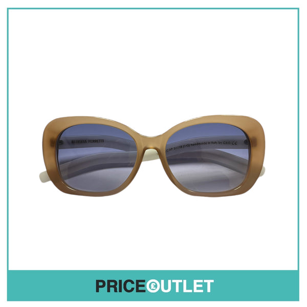 Brown & White Frame Sunglasses RRP £325