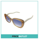 Brown & White Frame Sunglasses RRP £325