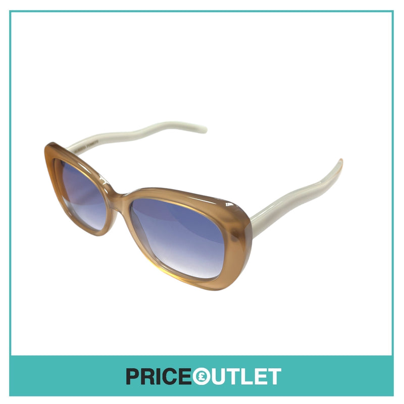 Brown & White Frame Sunglasses RRP £325