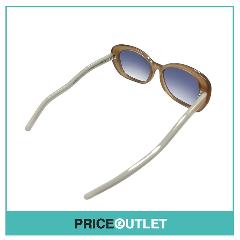 Brown & White Frame Sunglasses RRP £325