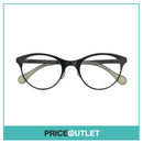 Clear Lens Grey Chrome Shimmer Frame Glasses With Clear Arm Detail RRP £325