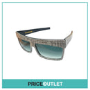Black Frame Sunglasses With Black & White Writing Print RRP £325