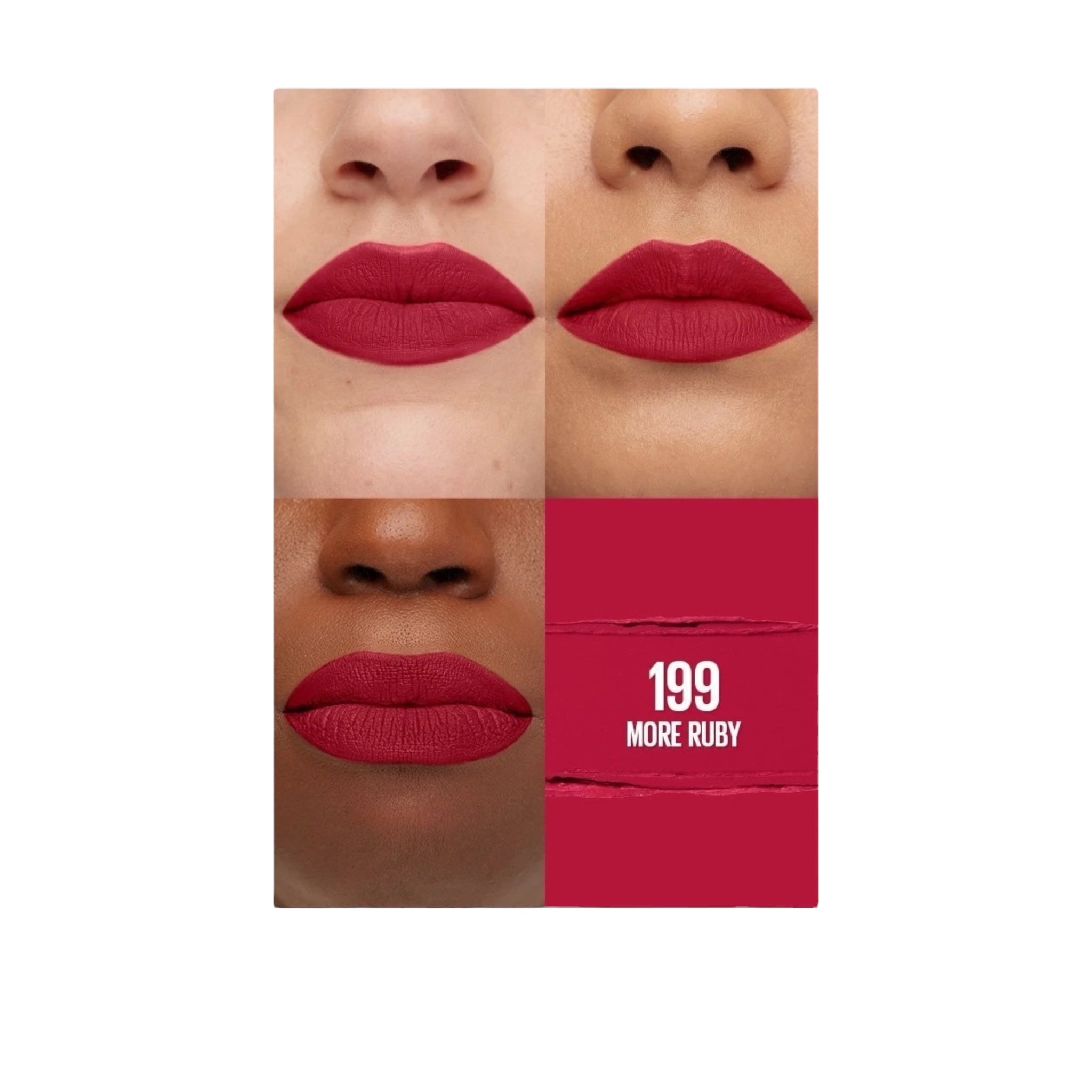 Maybelline - Colour Sensational Ultimatte Lipstick - Shade 199 ‘More Ruby’ - BRAND NEW