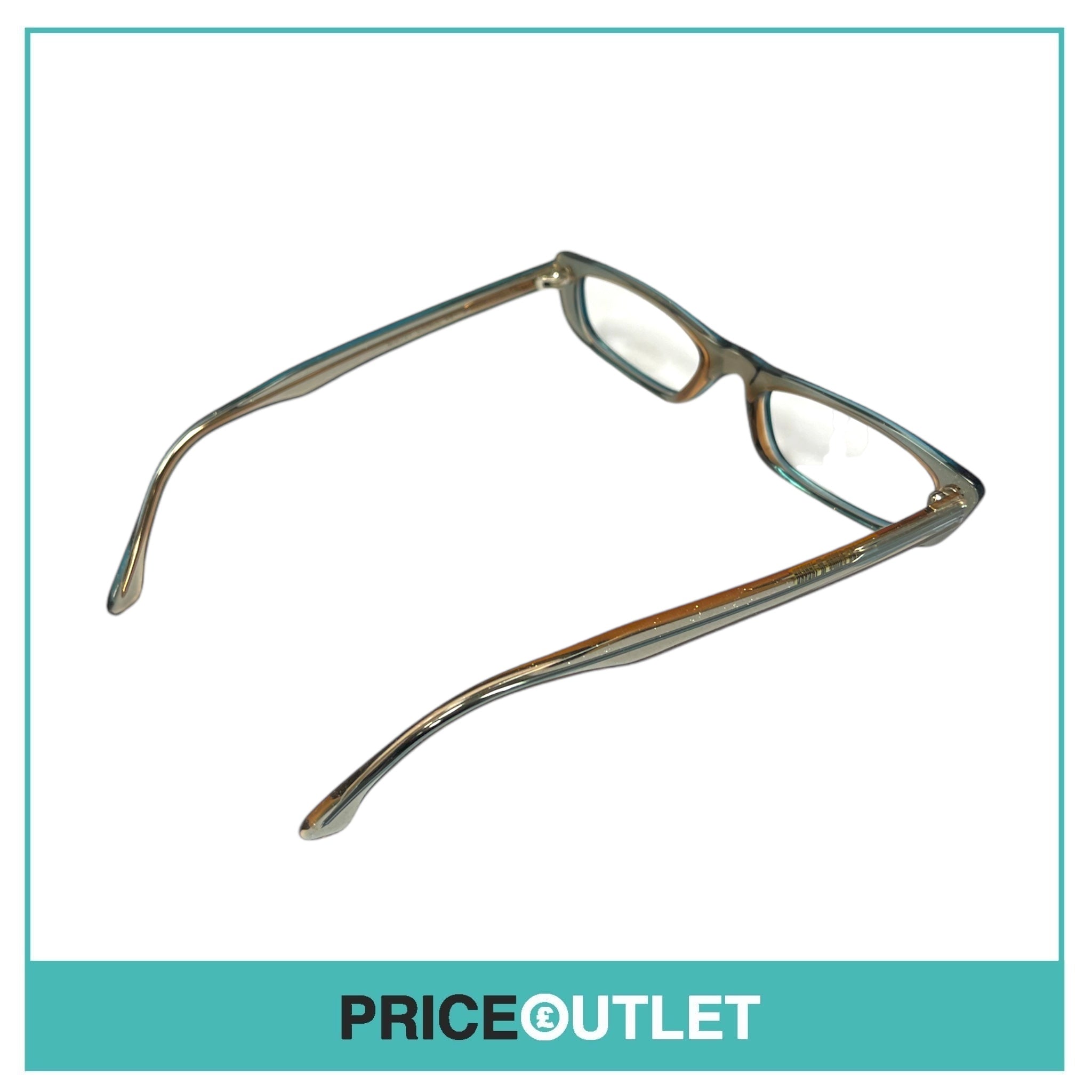 No Lens Translucent Green Sparkle Frame Glasses RRP £325