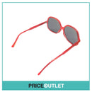 Reflective Lens Pink Translucent Frame Sunglasses RRP £325