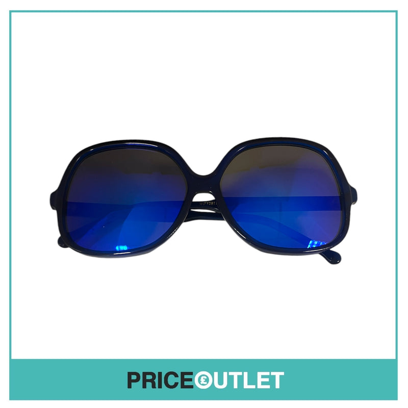 Blue Lens Dark Blue Translucent Frame Sunglasses RRP £325