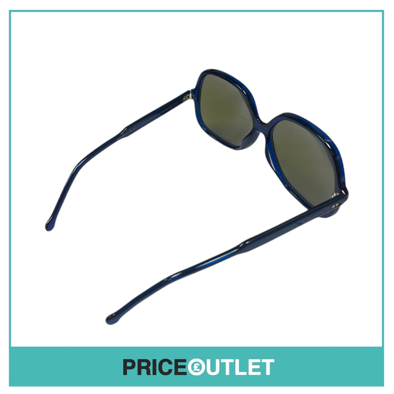 Blue Lens Dark Blue Translucent Frame Sunglasses RRP £325