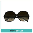 Crack Effect Silver Glitter & Black Frame Sunglasses RRP £325