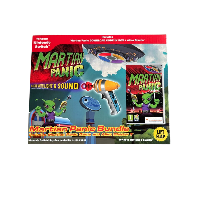 Nintendo Switch - Martian Panic Blaster & Game Bundle - Brand New