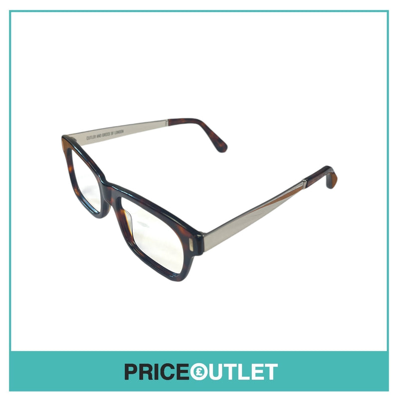No Lens Brown Tortoiseshell Frame Glasses RRP £325 (11)