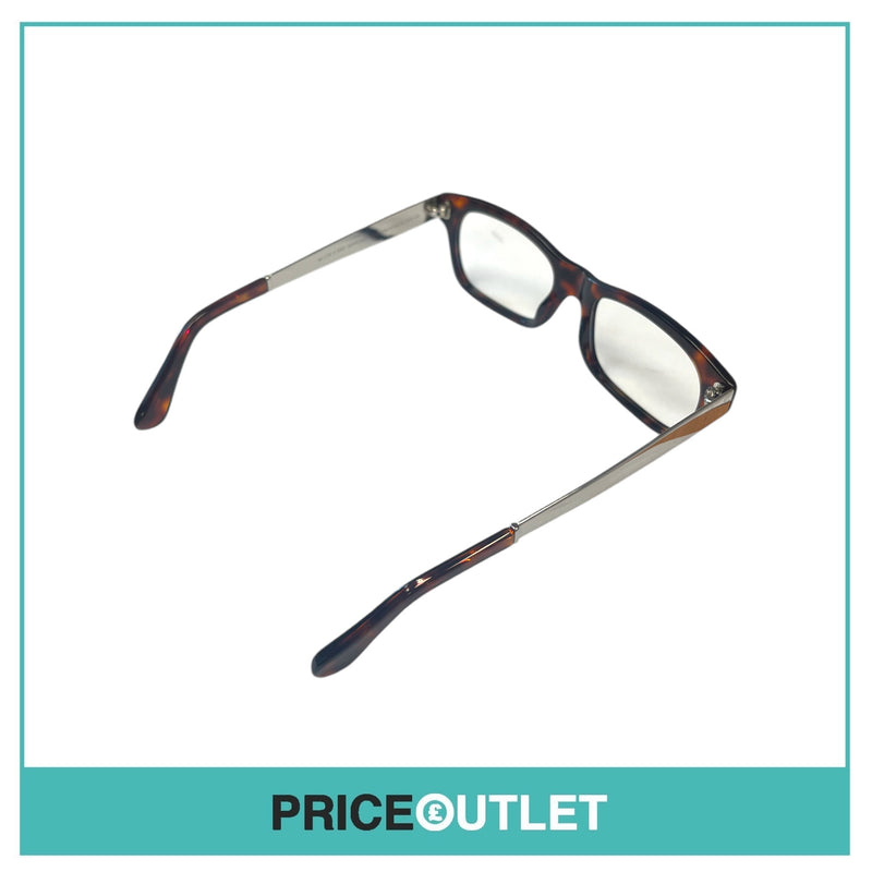 No Lens Brown Tortoiseshell Frame Glasses RRP £325 (11)