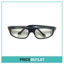 Clear Lens Black Frame Glasses RRP £325 (33)