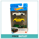 Hot Wheels 3 Pack - Porsche, Volkswagen & Racecar
