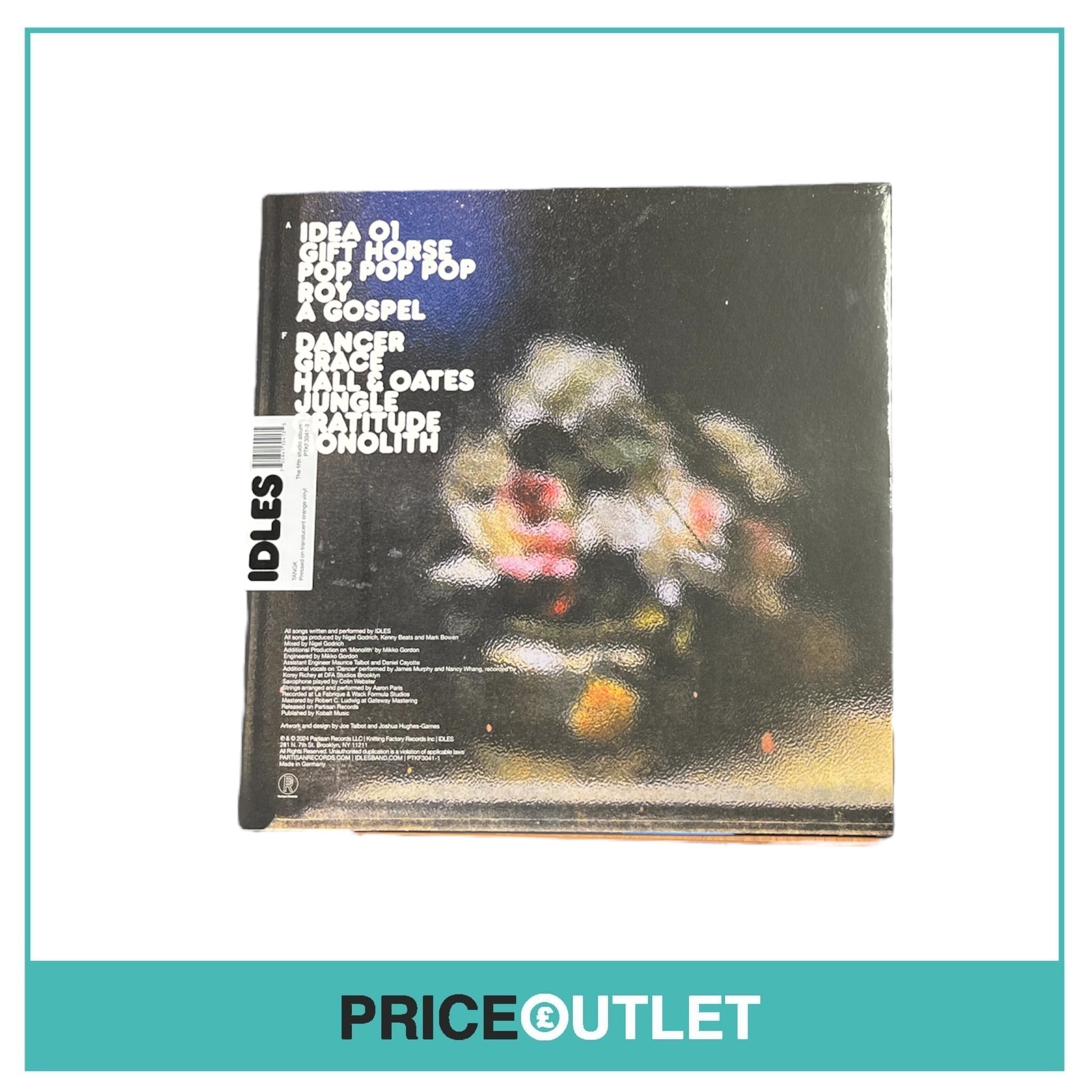 Idles - Love Is The Fing - Translucent Orange Vinyl - BRAND NEW