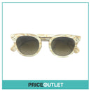 Pearlescent & Cream Patterned Sunglasses With Gold Detail RRP £325