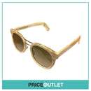 Pearlescent & Cream Patterned Sunglasses With Gold Detail RRP £325