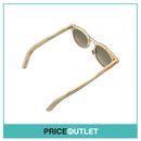 Pearlescent & Cream Patterned Sunglasses With Gold Detail RRP £325
