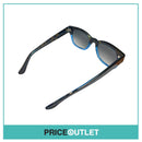 Green Tortoiseshell Pattern Frame Sunglasses With Blue Detail RRP £325