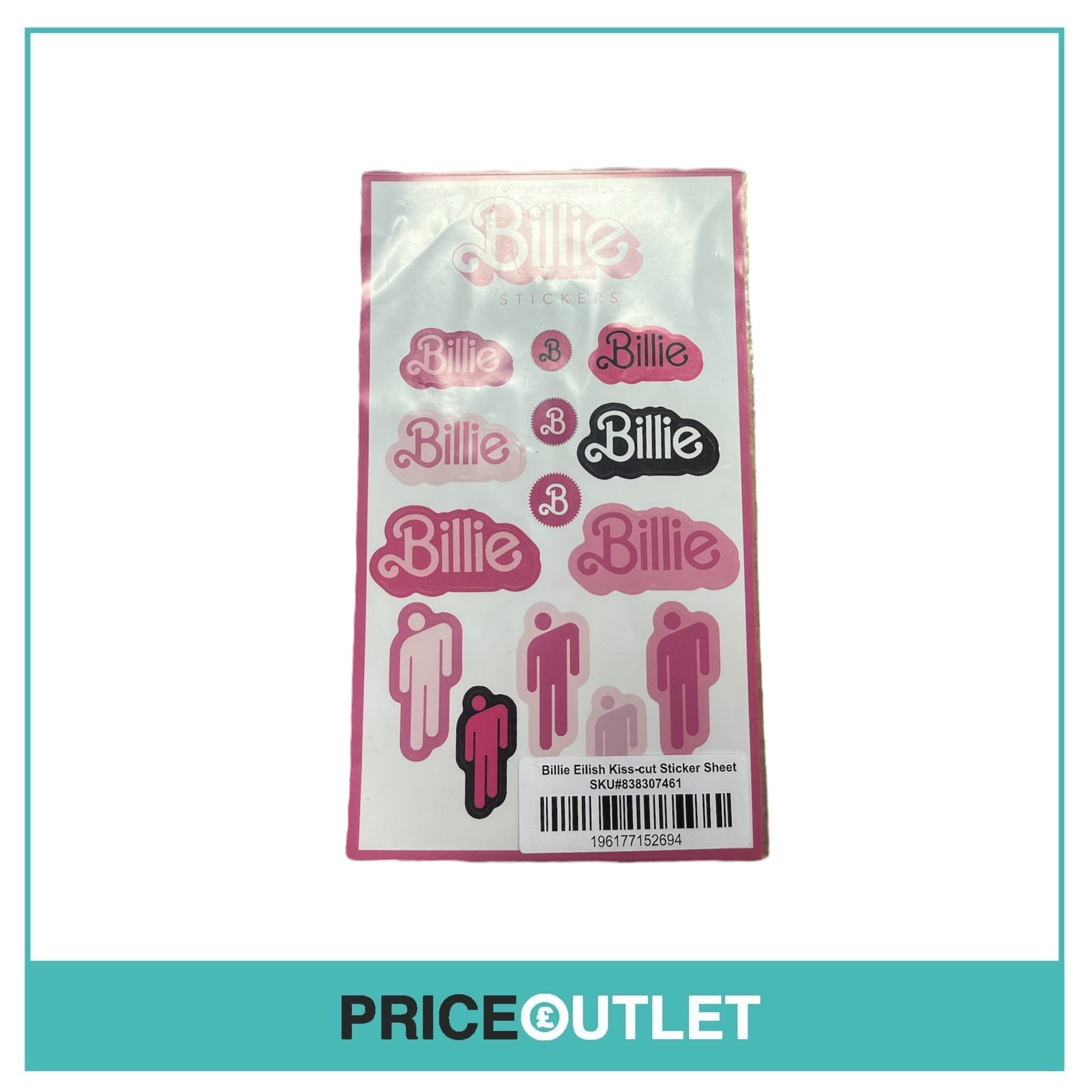 Billie Eilish - Kiss-cut Sticker Sheet - BRAND NEW
