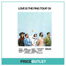 Idles - Love Is The Fing Tour ‘24 Poster (Damaged)