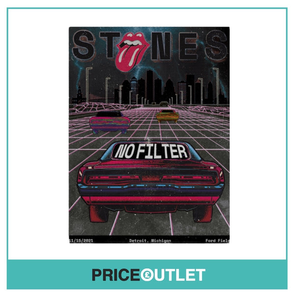 The Rolling Stones - No Filter Detroit Poster Ford Field (Slight Damage)