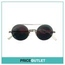 White Frame Sunglasses With Gold Trim RRP £325 (6)
